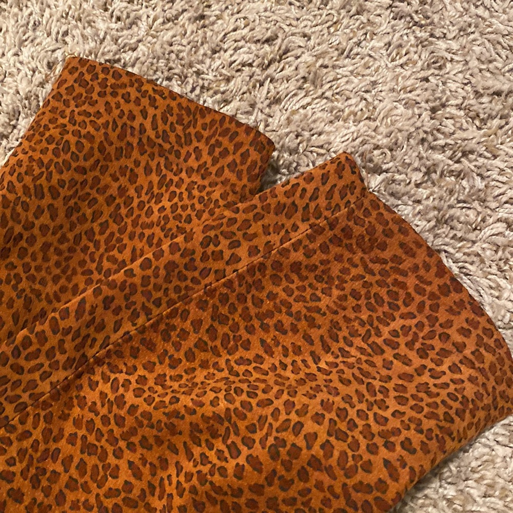 Vintage Cedar’s Jeans Sz 8 Lined Genuine Suede Leather High Waisted Pants - Picture 6 of 8